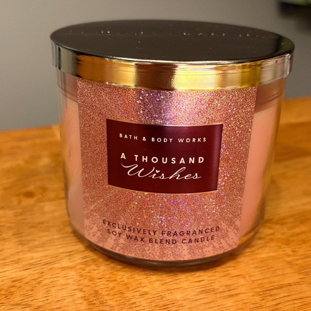 Bath & Body Works A Thousand Wishes Soy Wax Blend Candle